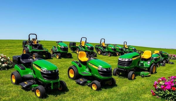 john deere riding mowers